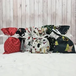 Sale Adventskalendersäckchen aus Stoff – Handgemachter Adventskalender zum Befüllen Adventskalender