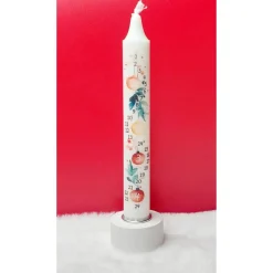 Outlet Adventskerze mit Datum | Weihnachtskerze zum Herunterbrennen | Adventskalender Kerze | Weihnachtsdeko | Geschenkidee Kerzen & Beleuchtung