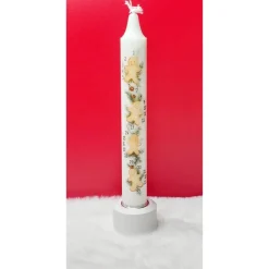 Outlet Adventskerze mit Datum | Weihnachtskerze zum Herunterbrennen | Adventskalender Kerze | Weihnachtsdeko | Geschenkidee Kerzen & Beleuchtung