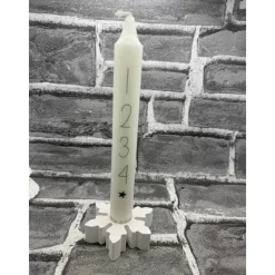 Discount Adventskerze mit Kerzenhalter | Weihnachtskerze | Kerze | Adventskranz Adventskranz Zahlen