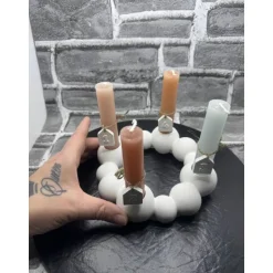 Sale Adventskranz | Runde bobbel | mit Kerzen | Advent Adventskränze