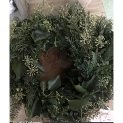 Clearance Adventskranz frischer Kranz Naturkranz Adventskränze