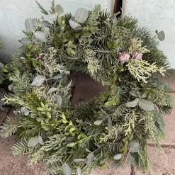 Best Adventskranz frischer Kranz Naturkranz Adventskränze