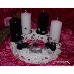 Hot Adventskranz "Hirsch im SCHNEE-XMAS" Adventskränze