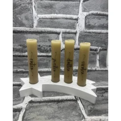 New Adventskranz Sternenschweif | Handmade | mit Kerzen | Advent Adventskränze