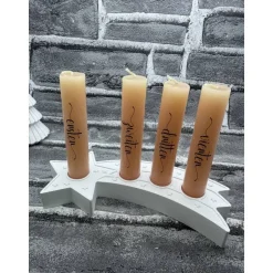 New Adventskranz Sternenschweif | Handmade | mit Kerzen | Advent Adventskränze