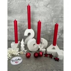 Best Adventskranz, Zahlen 1-4 aus Raysin, Weihnachten, Tischdeko, Holz Adventskränze