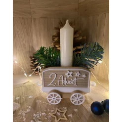Adventszug - Weihnachten Adventskränze