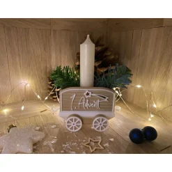 Adventszug - Weihnachten Adventskränze
