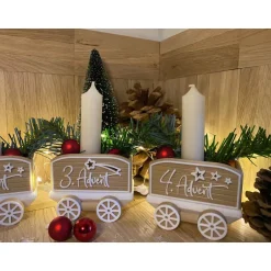 Adventszug - Weihnachten Adventskränze