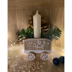 Adventszug - Weihnachten Adventskränze