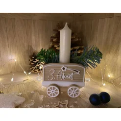 Adventszug - Weihnachten Adventskränze