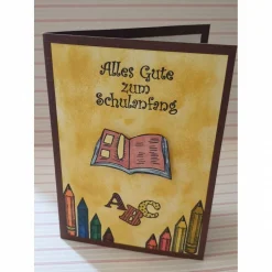 Glückwunschkarten|Teufelinchens_Ideen_Shop Alles Gute zum Schulanfang - Grußkarte