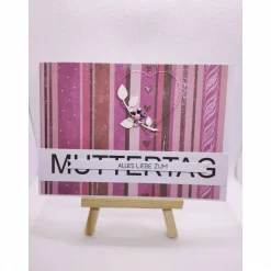 Glückwunschkarten|Netles Kartenkunst & Schmuckallerlei Alles Liebe zum Muttertag, Grußkarte, Mama