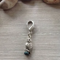 New Anhänger / Charm 'Eule' Kinder Einschulung
