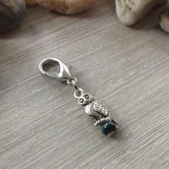 New Anhänger / Charm 'Eule' Kinder Einschulung
