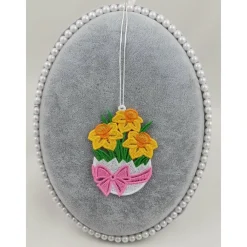 Anhänger Blumenstrauß Osterdeko