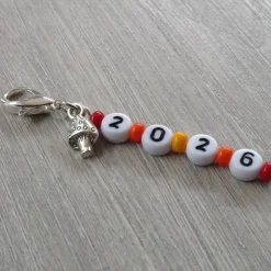 Tischdekoration|einfachpetra Anhänger Charm '2026' Glückspilz Geschenk – Kleine Aufmerksamkeit Silvester Neujahr