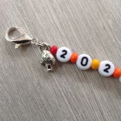 Tischdekoration|einfachpetra Anhänger Charm '2026' Glückspilz Geschenk – Kleine Aufmerksamkeit Silvester Neujahr
