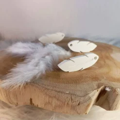 Geschenkeanhänger|Kreativkeller Anhänger Federn, Raysin Mini Federn, Raysin Feder, Deko Federn, Engel Feder, Geschenkeanhänger Federn, Geschenkeanhänger