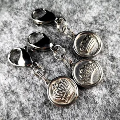 Hot Anhänger für Charivari aus Edelstahl und Stein, Trachtenschmuck Trachtenschmuck
