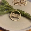 New Anhänger "oh du fröhliche" Geschenkeanhänger