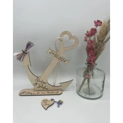 Best Anker Hochzeitsgeschenk ,Geldgeschenk, Geburtstagsgeschenk, holz ,personalisiert Geldgeschenke