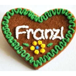 New Anstecker mit Spruch Braut -  Namensschild Herz personalisiert Button Brosche Accessoires