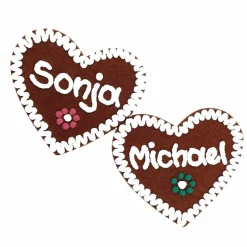 New Anstecker mit Spruch Braut -  Namensschild Herz personalisiert Button Brosche Accessoires