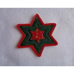 Sale Applikation / Aufnäher weihnachtlicher Stern Applikationen