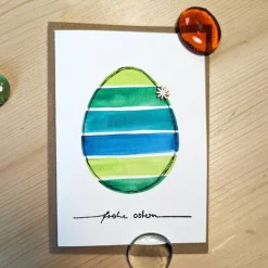 Sale Aquarell-Osterkarte 