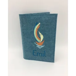 Arche Gotteslobhülle Gebetbuch Hülle Geschenk Kommunion Firmung Geschenkidee personalisiert mit Namen und Datum Gotteslobhülle
