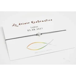 New Armband Konfirmation Mädchen Jungs mit personalisierter Karte Geschenk Schmuck