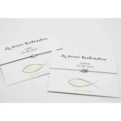 New Armband Konfirmation Mädchen Jungs mit personalisierter Karte Geschenk Schmuck
