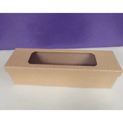 Outlet Aufbewahrung BOX / Karton / Geschenkverpackung für Kerzen mit Sichtfenster Geschenkverpackungen