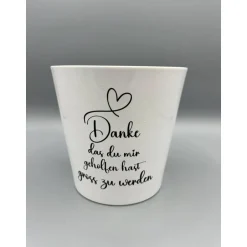Best Aufkleber für Blumentopf, Abschiedsgeschenk Kindergarten, Geschenk Lehrer, Danke, dass du mir beim Wachsen geholfen hast Kinder Danksagungskarten