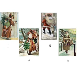 Applikationen|Madoriro Aufnäher Applikation nostalgische Patches Santa Claus Weihnachtsmann verschiedene Motive