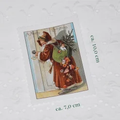 Applikationen|Madoriro Aufnäher Applikation nostalgische Patches Santa Claus Weihnachtsmann verschiedene Motive