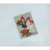 Clearance Aufnäher Applikation nostalgische Patches Weihnachten Kinder Glückspilz Applikationen