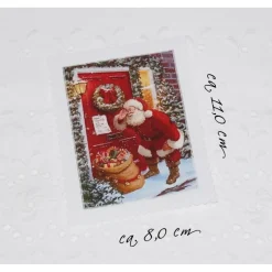Clearance Aufnäher Applikation nostalgische Patches Santa Claus Weihnachtsmann Christmas Applikationen
