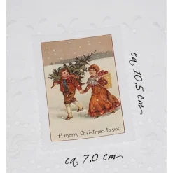 Applikationen|Madoriro Aufnäher Applikation nostalgische Patches Weihnachten Kinder Christmas