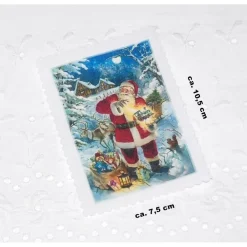Applikationen|Madoriro Aufnäher Applikation nostalgische Patches Weihnachten Santa Claus Weihnachtsmann Christmas