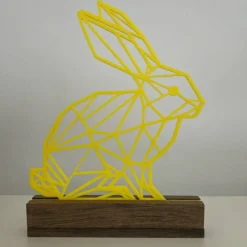 Osterdeko|mein-textiletikett.de Aufsteller Osterhase geometrisch