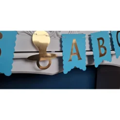 Dekoration|Atelier FranMon Baby Girlande zur Geburt - Babyparty-Girlande - Babyparty-Dekoration - Geburtsgirlande - Geburtsdekoration