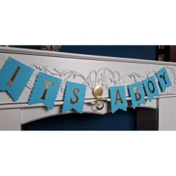 Dekoration|Atelier FranMon Baby Girlande zur Geburt - Babyparty-Girlande - Babyparty-Dekoration - Geburtsgirlande - Geburtsdekoration