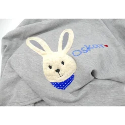 Babydecke mit Hasen und Namen - Kindergartendecken - Wunschdecke - Kinderdecke _ Schmusedecke mit Namen Gastgeschenke