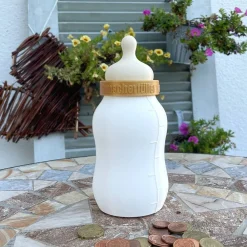 Discount Babyflasche Spardose, personalisiert - über 50 Farben Geldgeschenke