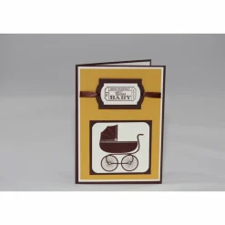 Sale Babykarte "Kinderwagen" neutral Glückwunschkarten