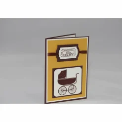 Sale Babykarte "Kinderwagen" neutral Glückwunschkarten