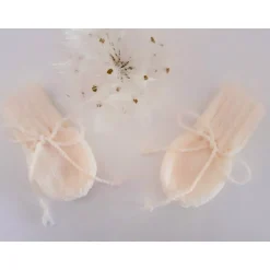 Clearance Babymütze und Handschuhe als Set oder einzeln bestellbar - naturweiss, handgestrickt Geschenke